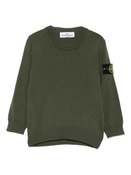 Sweter dziecięcy Stone Island zielony