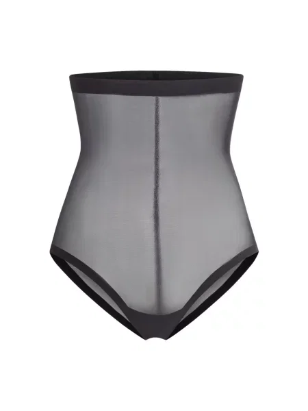 Wolford Szorty Modelujące Tulle Control schwarz czarne