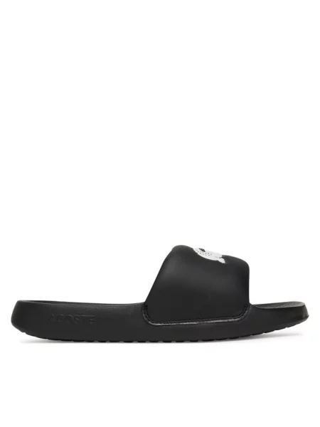 Klapki Lacoste Serve Slide czarno-eclipse 43 białe