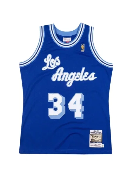 Vestă Mitchell & Ness din jerseu albastru