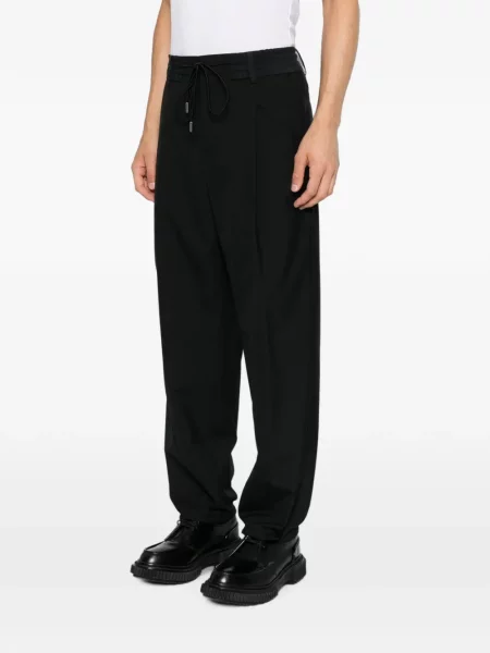 Pantaloni Sacai cu cordon negru