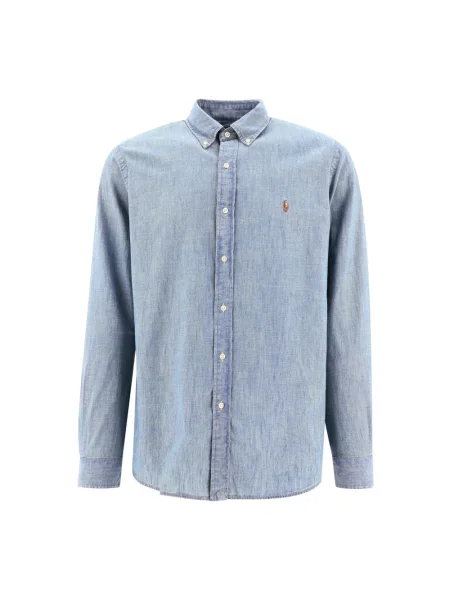 Polo Ralph Lauren Koszula jeansowa Custom Fit niebieski