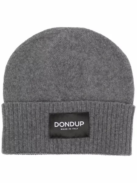 Căciulă Dondup tricotate cu autograf gri