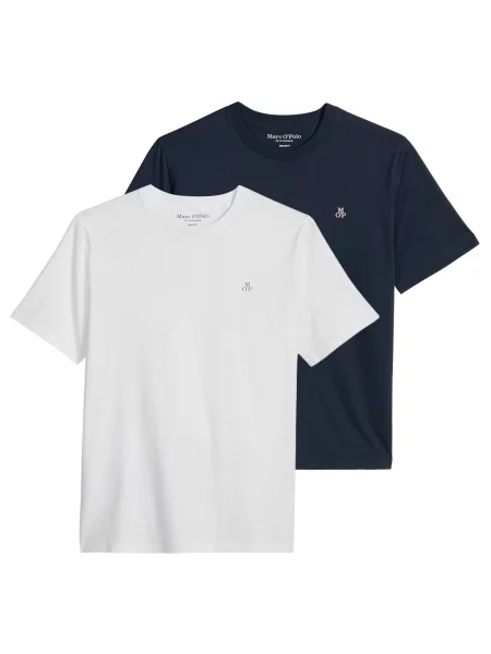 Marc O'Polo Tricou bleumarin alb