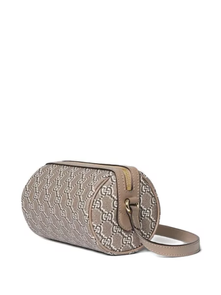 Geantă Gucci din canvas gri