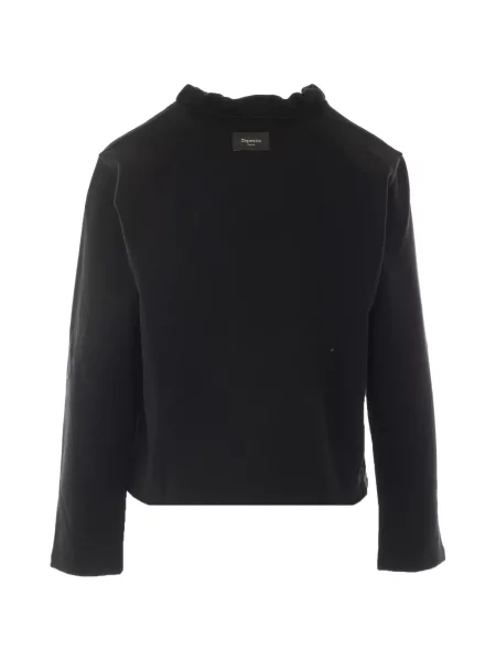Pulover Repetto cu broderie negru