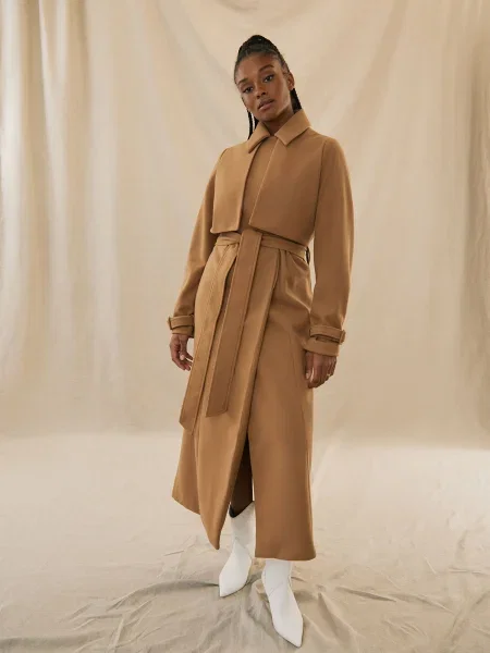 Kendall for ABOUT YOU Prechodný kabát Remi ťavej srsti