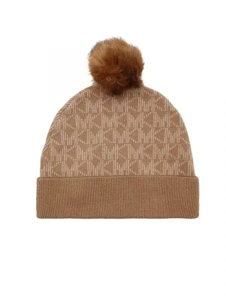 Michael Kors Căciulă cu adaos de lână și cașmir maro
