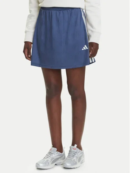 Adidas fusta din de trening Stadium Tennis Inspired Jacquard albastru