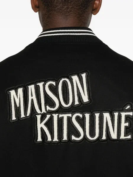 Geacă Maison Kitsune negru