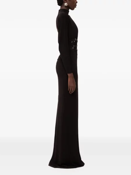 Rochie maxi Nissa din tul negru