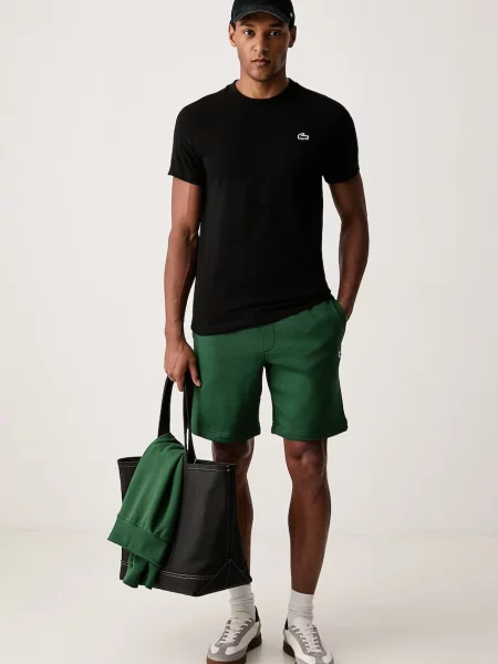 Lacoste tricou pentru bărbați cu negru