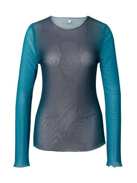 Won Hundred Tričko Alba azúrová / modrozelená / tmavosivá