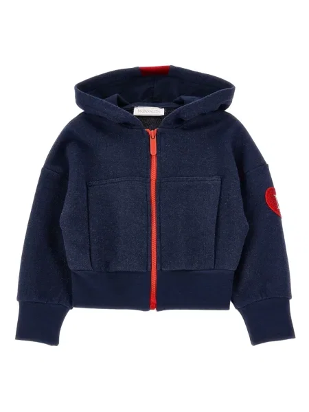 Bluza z kapturem dziecięca Monnalisa niebieska