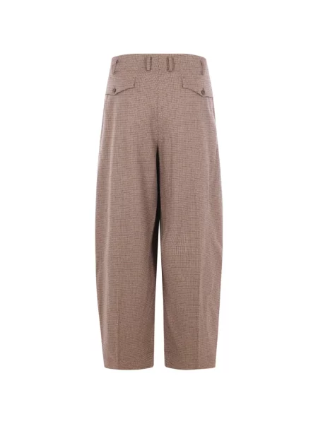 Pantaloni Hed Mayner în carouri maro