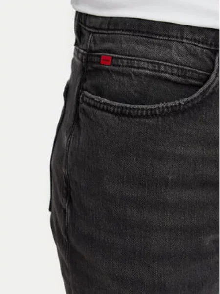 HUGO Jeans hlače Temno Extra siva