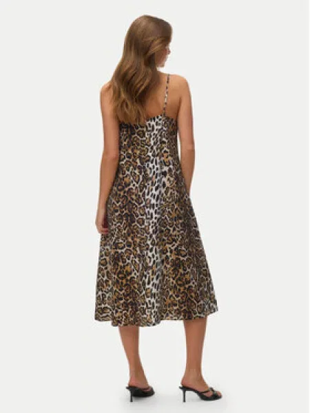 Obleka maxi obleka Vero Moda rjava