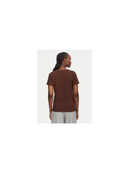 HUGO T-shirt Deloris Regular Fit smeđa