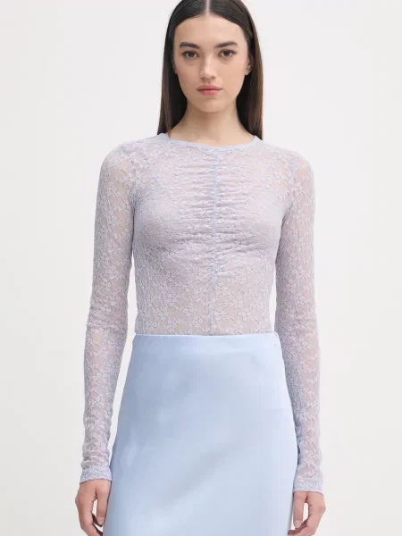 Sisley bluză de damă violet