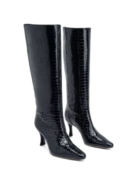 Botine By Far din piele albastru