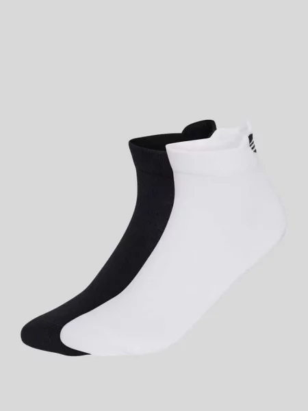 Skarpety z mieszanki bawełny z wyhaftowanym logo Adidas Originals czarne