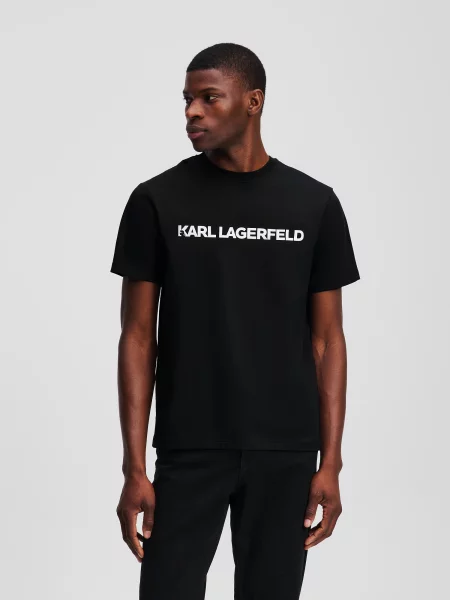 Karl Lagerfeld Tricou negru alb