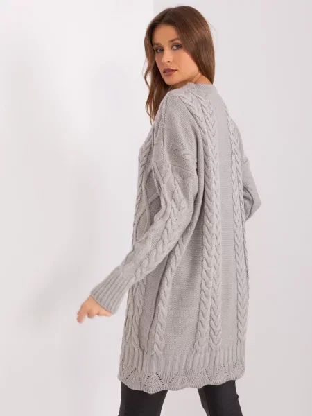Rochie Fashionhunters tricotate de costum gri