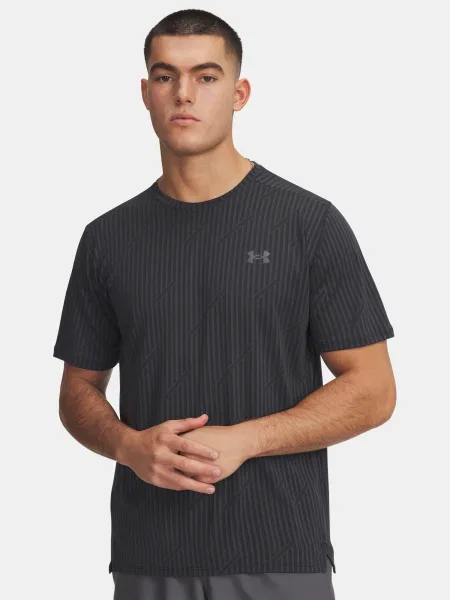 Tricou Under Armour din jacard negru