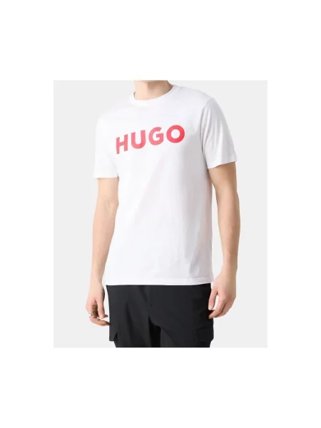 HUGO Tricou Dulivio alb