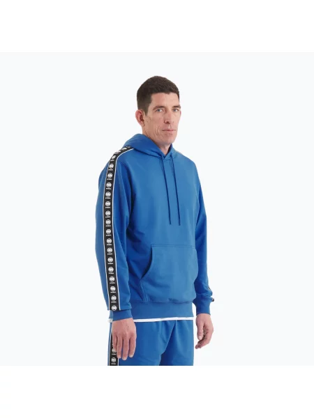 Mikina Pitbull Tape Nugget Hooded Sweatshirt electric blue modrá