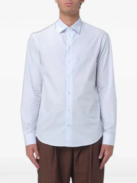 Cămașă Emporio Armani albastru