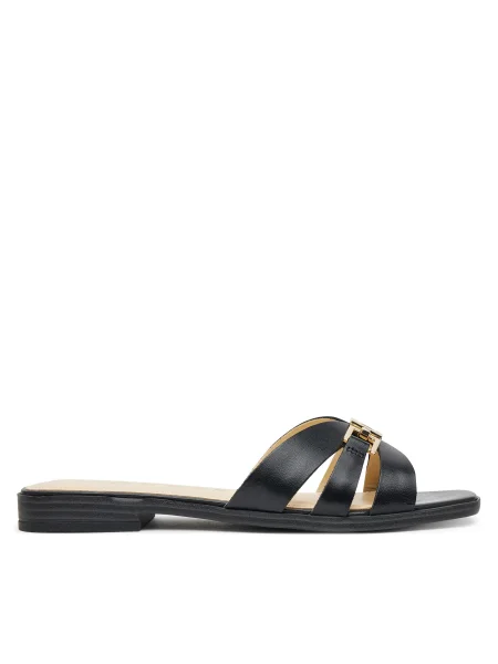 Șlapi Guess din piele negru