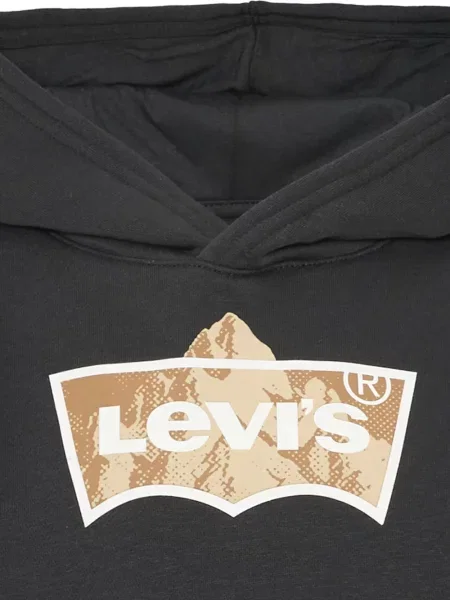 Bluza z kapturem dziecięca Levi's czarna