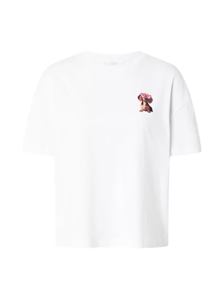 Rich & Royal Tricou maro alb