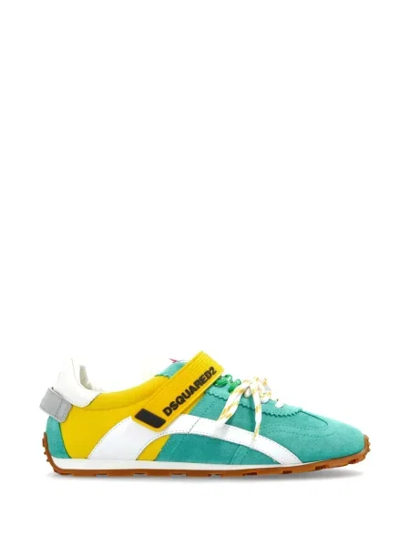 Sneakerși Dsquared2 cu șireturi din dantelă verde