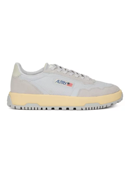Sneakersy Autry skórzane szare