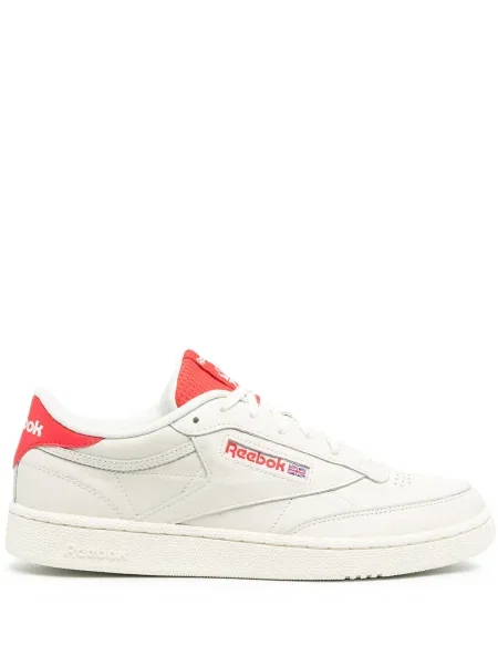 Sneakerși Reebok cu imagine alb