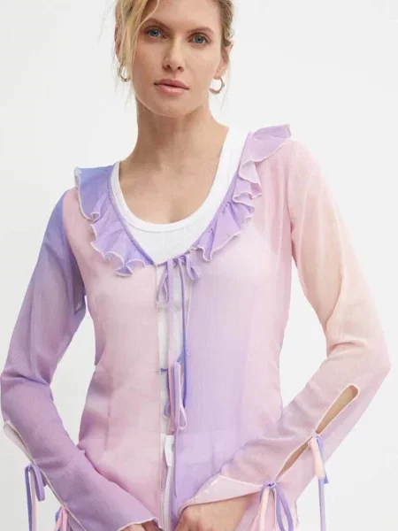 Résumé bluzka AishaRS Blouse wzorzysta fioletowy