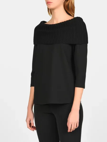 Twin Set Светр Віскоза/поліамід чорний