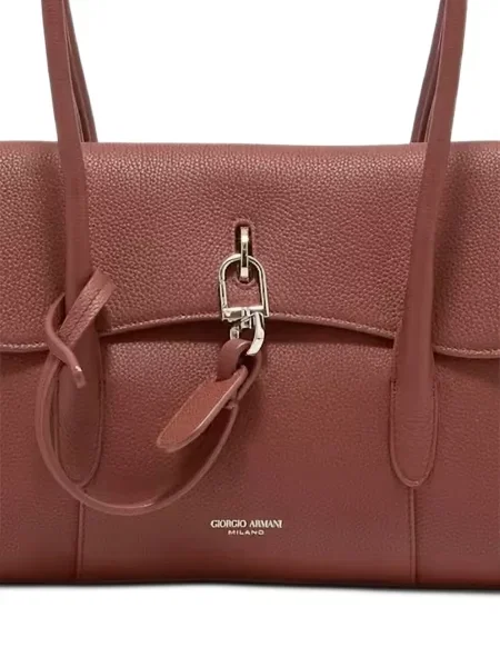 Geantă Giorgio Armani din piele roșu