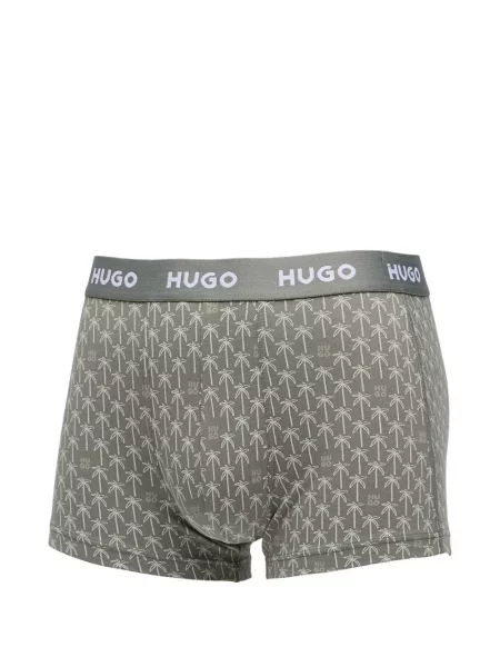 Boxeri Hugo cu autograf verde