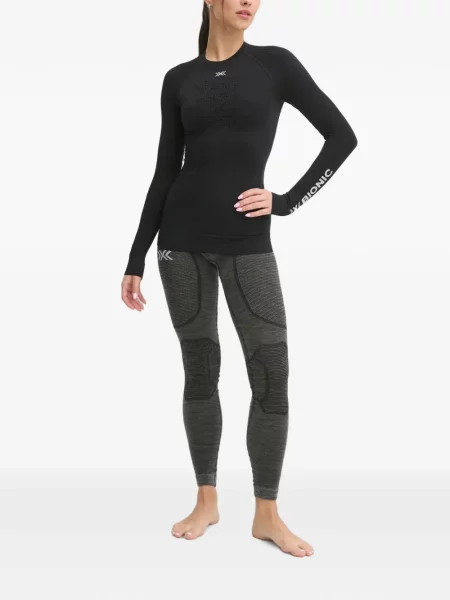 Top X-bionic cu imagine negru