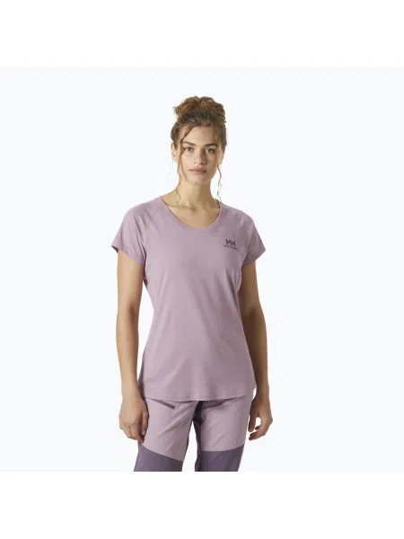 Tricou pentru femei Helly Hansen Nord Graphic Drop purple clay violet