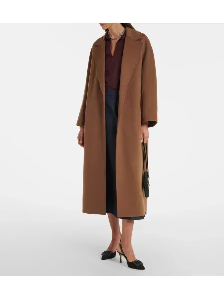 Palton 's Max Mara de lână plic maro