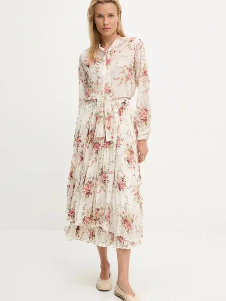 Answear.LAB cămașă și fustă bej