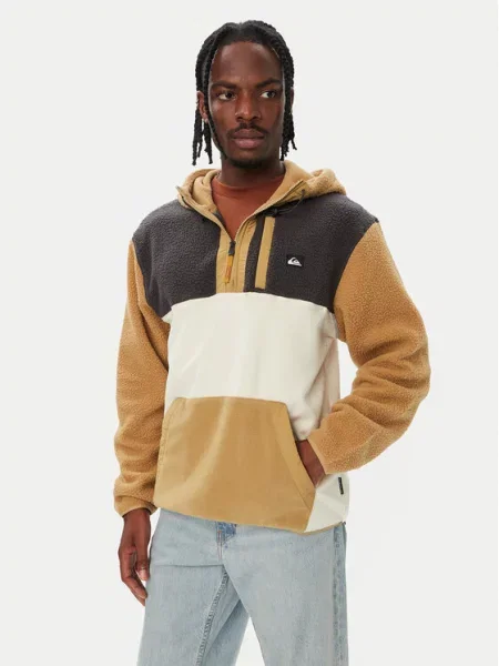 Quiksilver Fliso džemperis Comfort Fit smėlio