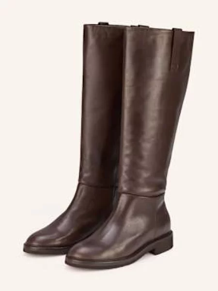 Mrs & Hugs Kozačky tmavě hnědá