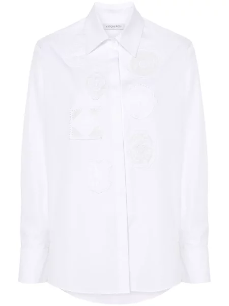 Cămașă Viktor & Rolf cu broderie alb