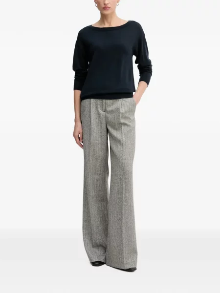 Lung pulover Sisley albastru