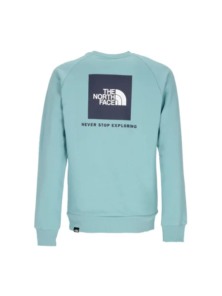 Bluza nierozpinana The North Face z długim rękawem niebieska